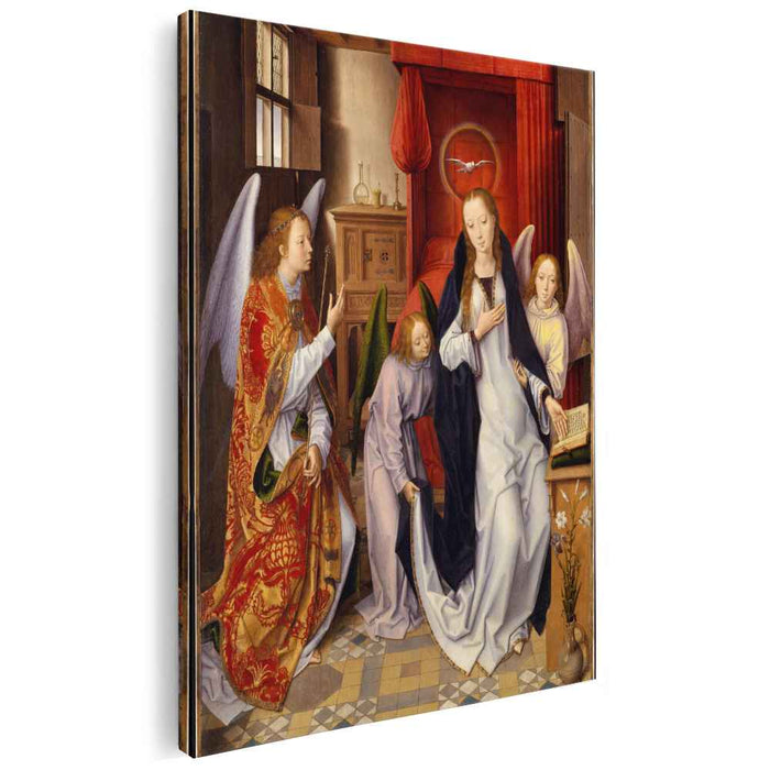 The Annunciation (1482) by Hans Memling