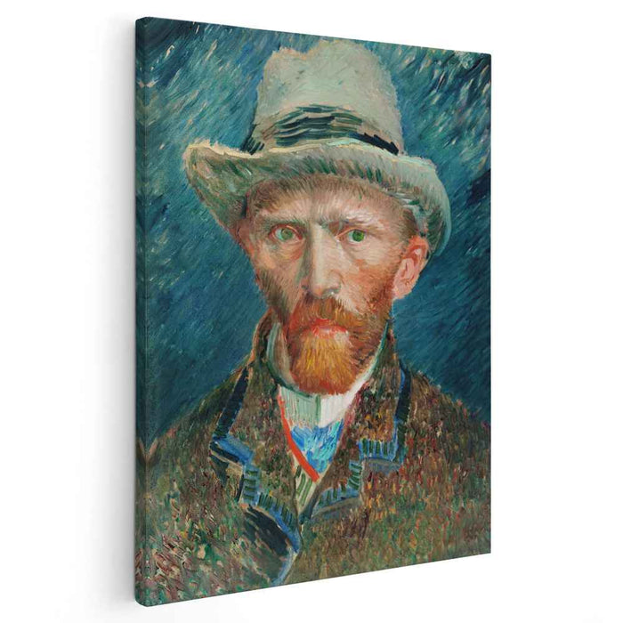 Self Portrait with a Grey Felt Hat (1887) by Vincent van Gogh