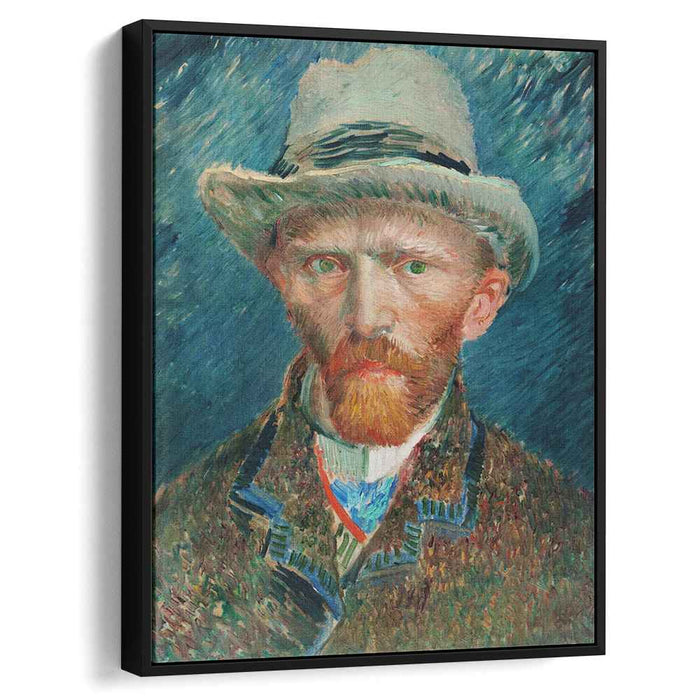 Self Portrait with a Grey Felt Hat (1887) by Vincent van Gogh