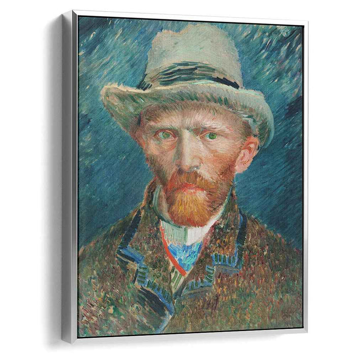 Self Portrait with a Grey Felt Hat (1887) by Vincent van Gogh