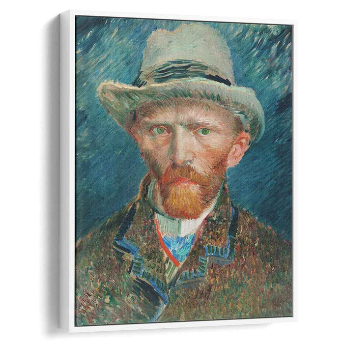 Self Portrait with a Grey Felt Hat (1887) by Vincent van Gogh