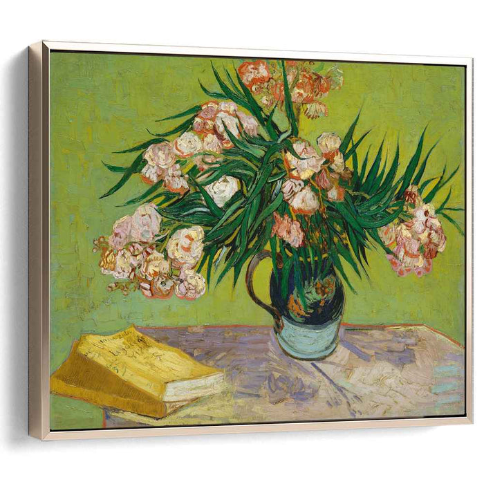 Oleanders and Books (1888) by Vincent van Gogh