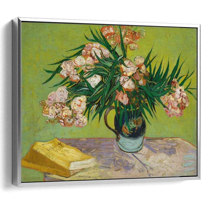 Oleanders and Books (1888) by Vincent van Gogh