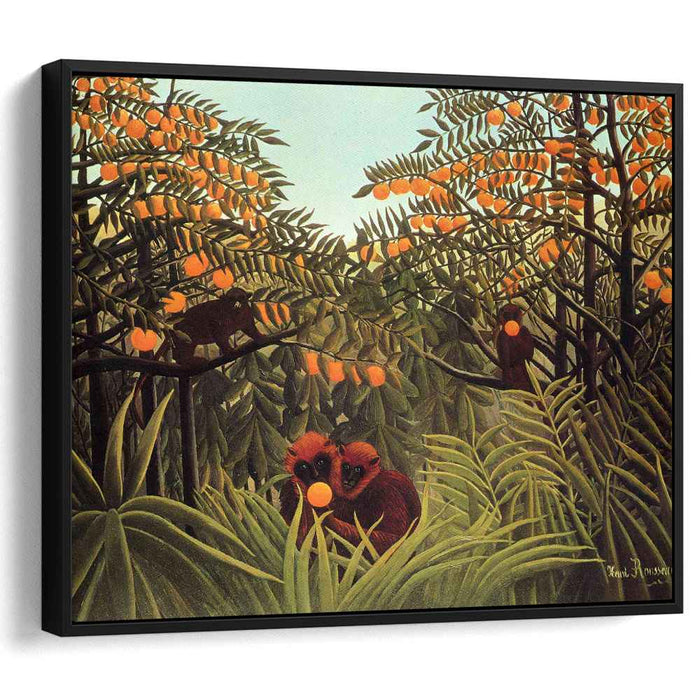 Apes in the Orange Grove (1910) by Henri Rousseau