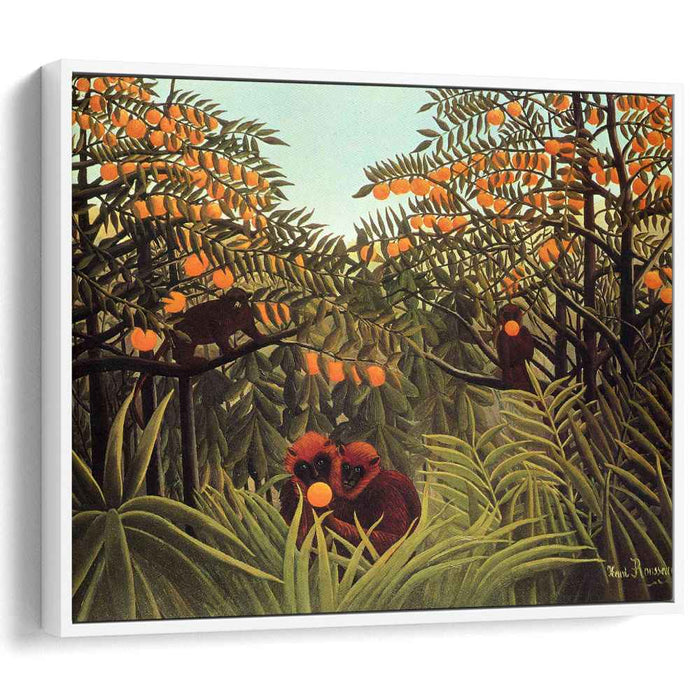 Apes in the Orange Grove (1910) by Henri Rousseau