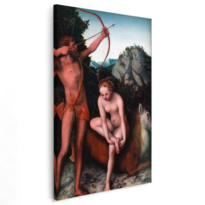 Apollo and Diana (1530) by Lucas Cranach the Elder