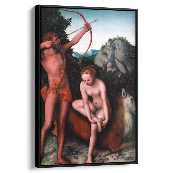 Apollo and Diana (1530) by Lucas Cranach the Elder
