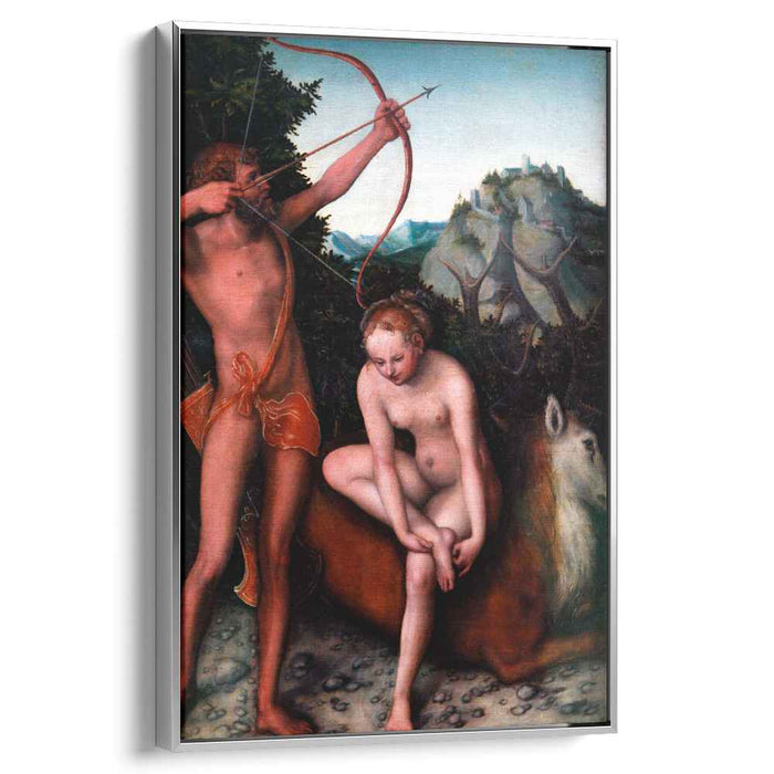 Apollo and Diana (1530) by Lucas Cranach the Elder