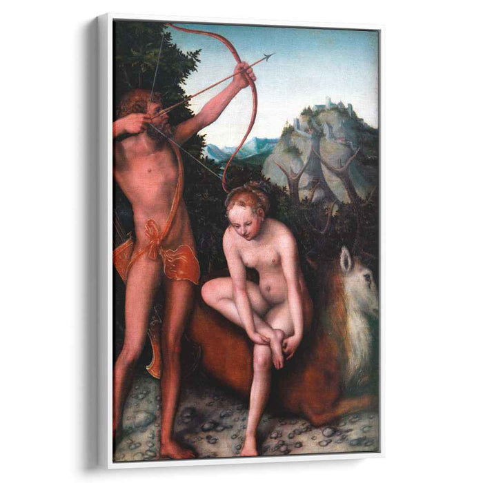 Apollo and Diana (1530) by Lucas Cranach the Elder