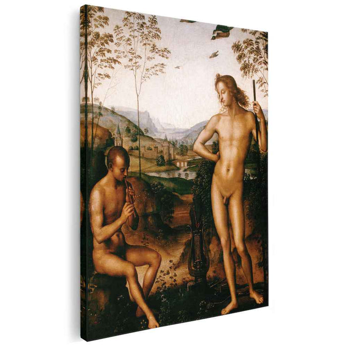 Apollo and Marsyas (1495) by Pietro Perugino