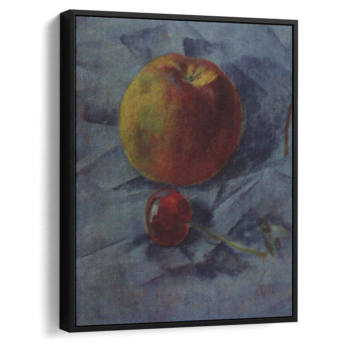Apple and cherry (1917) by Kuzma Petrov-Vodkin