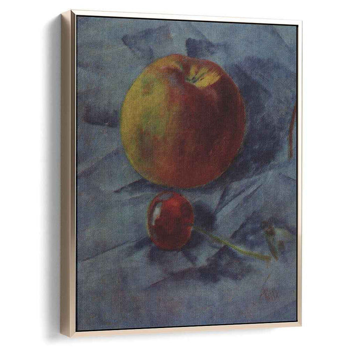 Apple and cherry (1917) by Kuzma Petrov-Vodkin