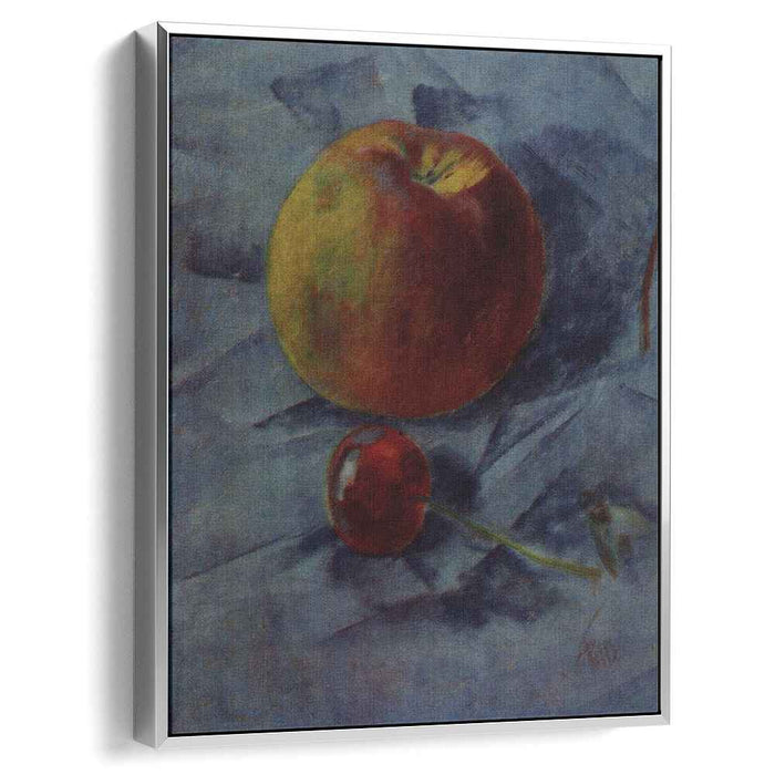 Apple and cherry (1917) by Kuzma Petrov-Vodkin