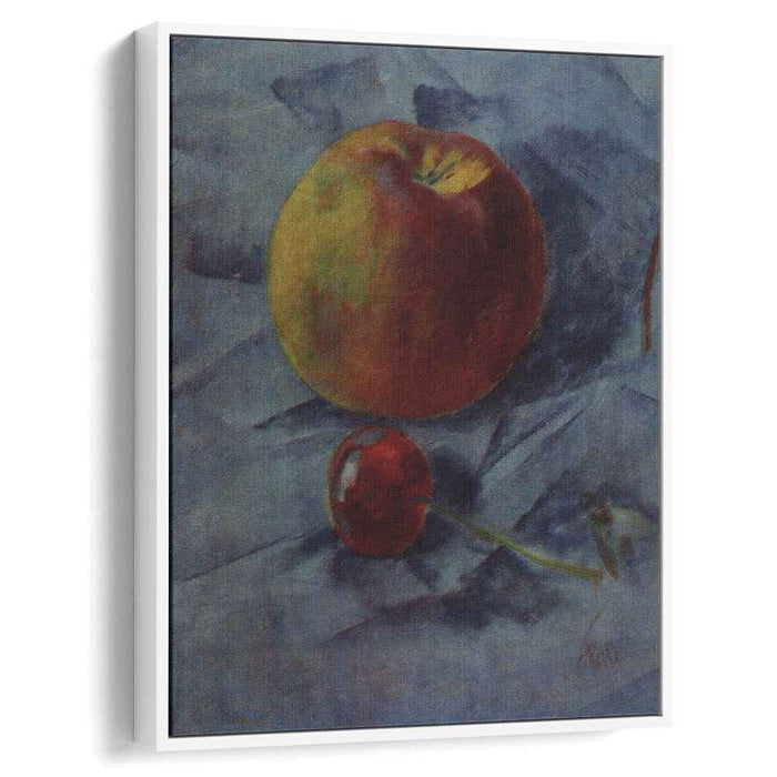 Apple and cherry (1917) by Kuzma Petrov-Vodkin
