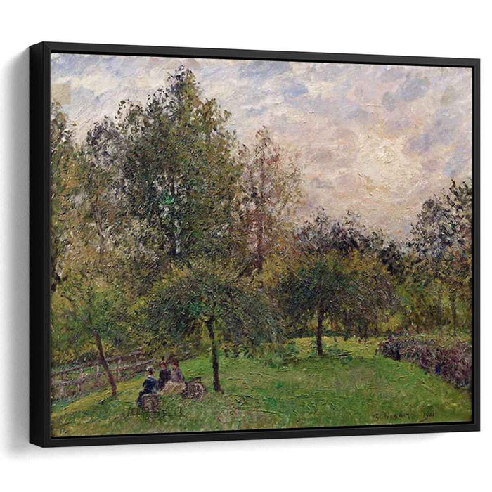 Apple Trees and Poplars in the Setting Sun (1901) by Camille Pissarro