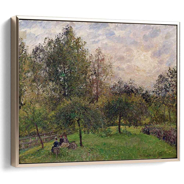 Apple Trees and Poplars in the Setting Sun (1901) by Camille Pissarro