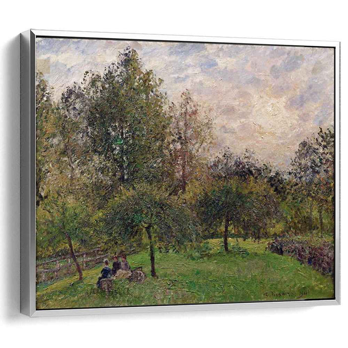 Apple Trees and Poplars in the Setting Sun (1901) by Camille Pissarro