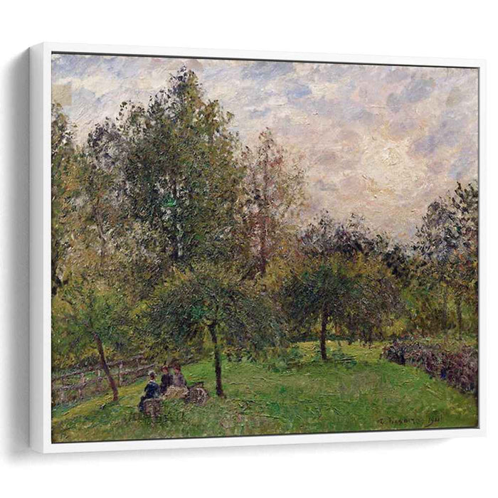 Apple Trees and Poplars in the Setting Sun (1901) by Camille Pissarro