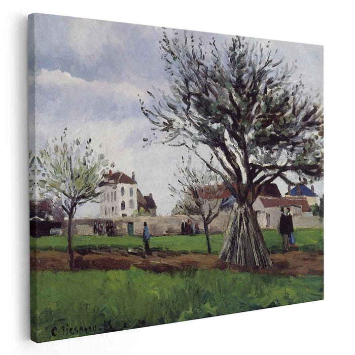 Apple Trees at Pontoise (1868) by Camille Pissarro