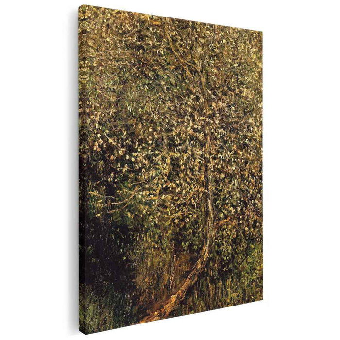 Apple Trees in Blossom by the Water (1880) by Claude Monet