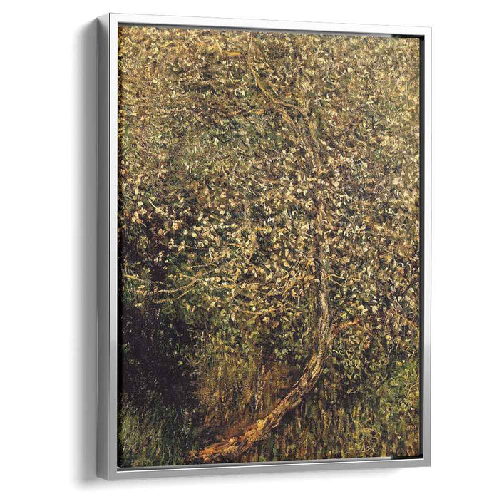 Apple Trees in Blossom by the Water (1880) by Claude Monet