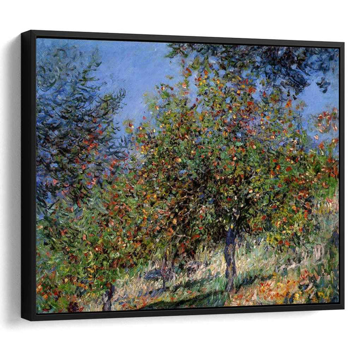 Apple Trees on the Chantemesle Hill (1878) by Claude Monet