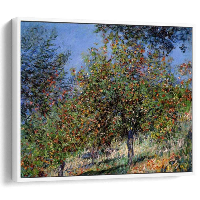 Apple Trees on the Chantemesle Hill (1878) by Claude Monet