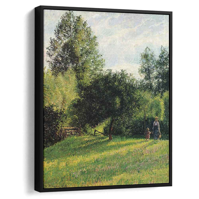 Apple Trees, Sunset, Eragny by Camille Pissarro