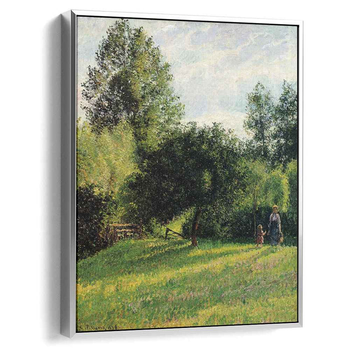 Apple Trees, Sunset, Eragny by Camille Pissarro