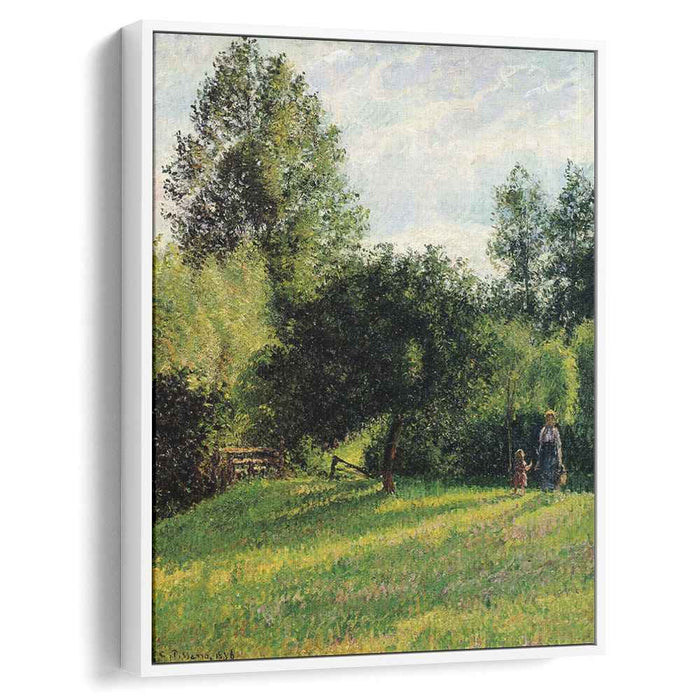 Apple Trees, Sunset, Eragny by Camille Pissarro