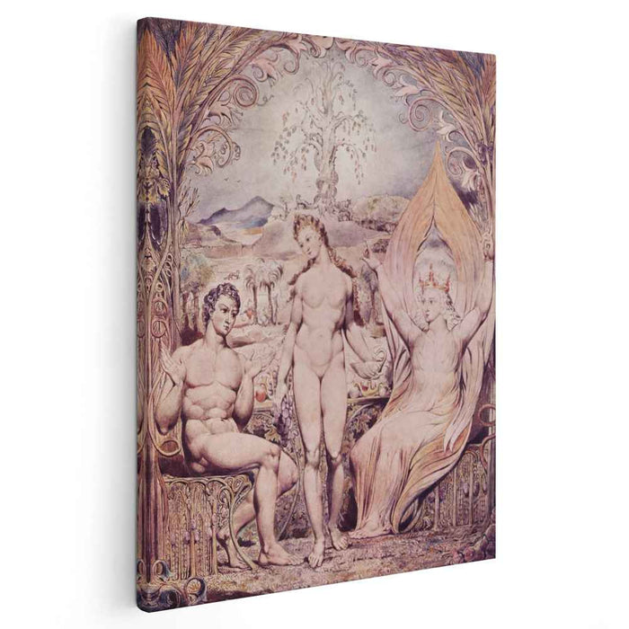 Archangel Raphael with Adam and Eve (1808) by William Blake