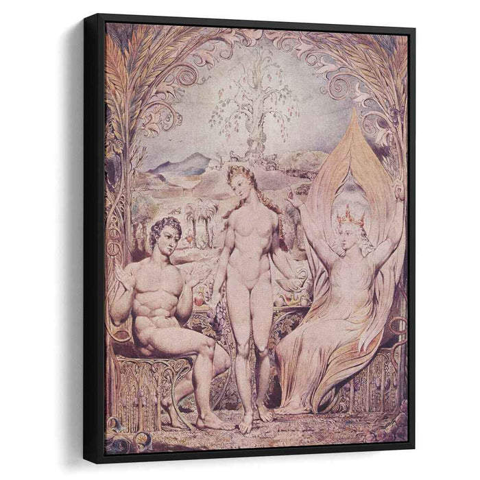 Archangel Raphael with Adam and Eve (1808) by William Blake