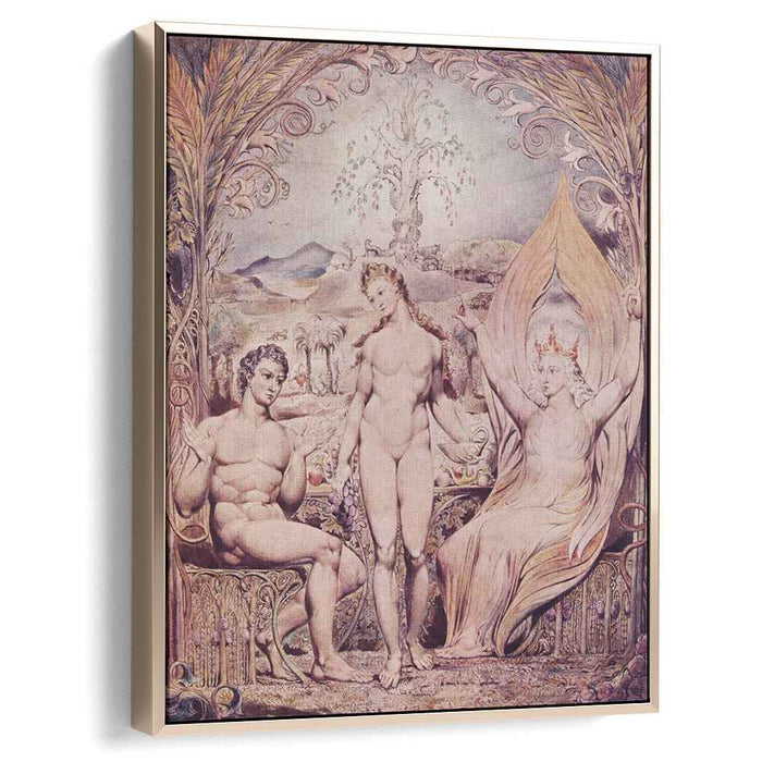 Archangel Raphael with Adam and Eve (1808) by William Blake