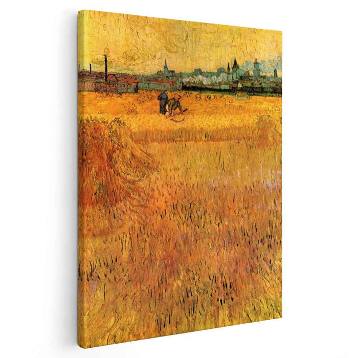 Arles View from the Wheat Fields (1888) by Vincent van Gogh