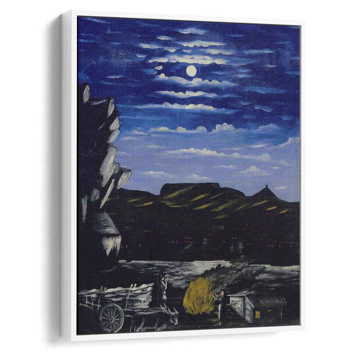 Arsenali Mountain at night (1908) by Niko Pirosmani