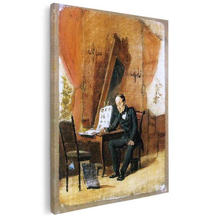 Art teacher (1863) by Vasily Perov