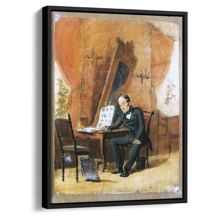 Art teacher (1863) by Vasily Perov