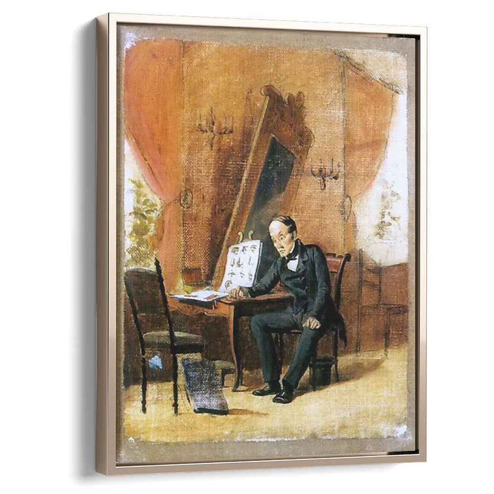 Art teacher (1863) by Vasily Perov