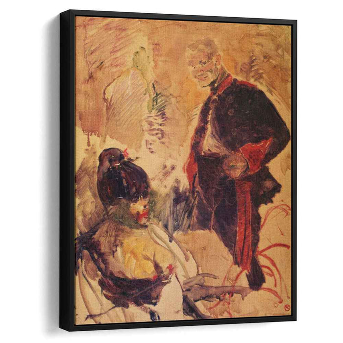 Artillerman and Girl (1886) by Henri de Toulouse-Lautrec