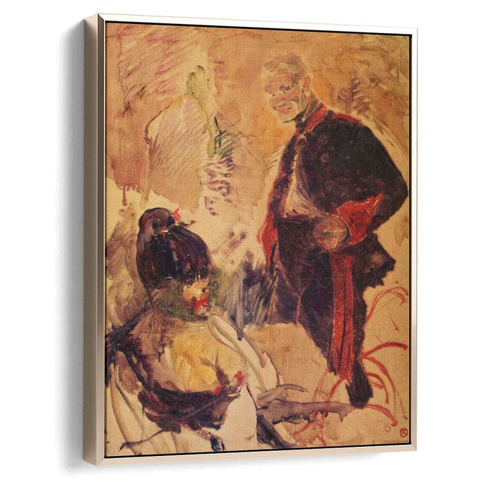 Artillerman and Girl (1886) by Henri de Toulouse-Lautrec