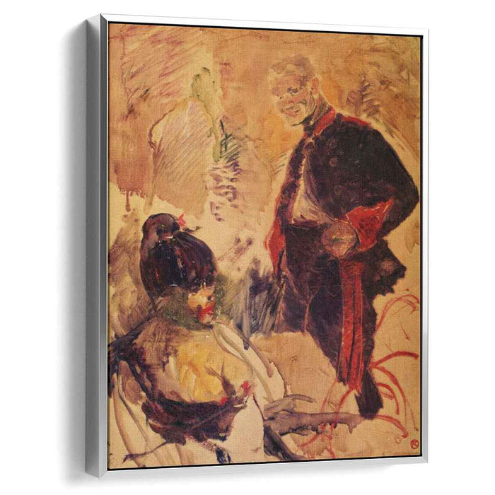 Artillerman and Girl (1886) by Henri de Toulouse-Lautrec