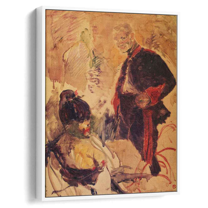 Artillerman and Girl (1886) by Henri de Toulouse-Lautrec