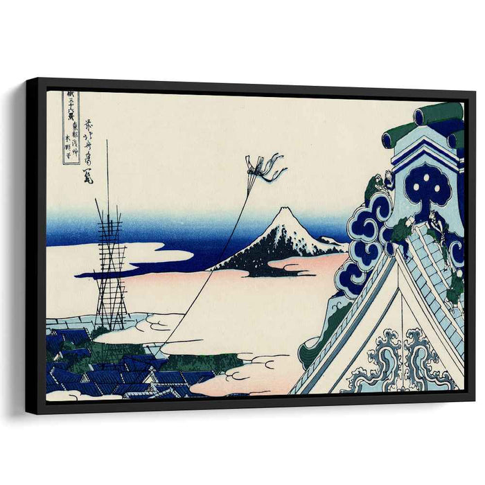 Asakusa Honganji temple in th Eastern capital by Katsushika Hokusai