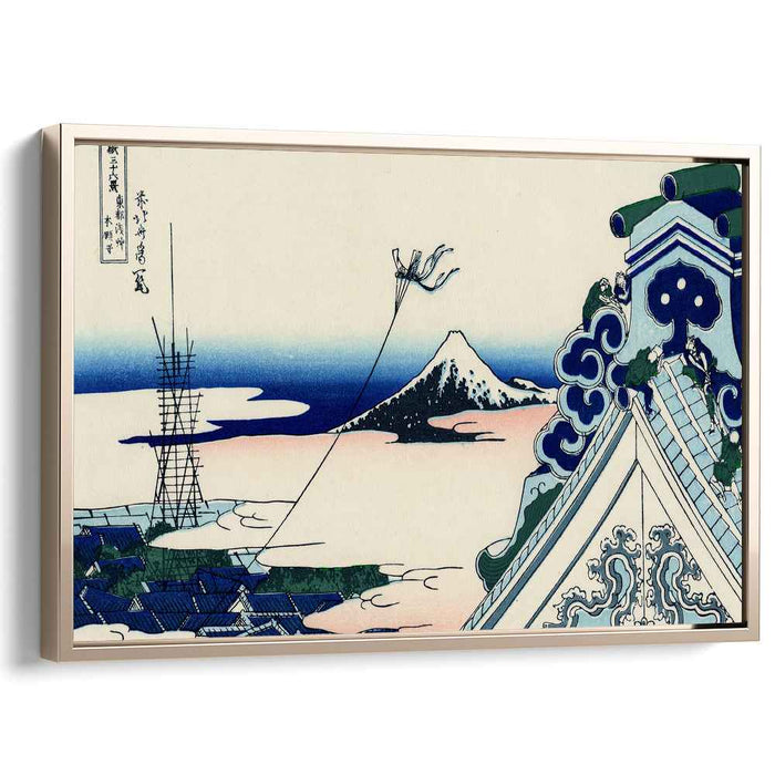 Asakusa Honganji temple in th Eastern capital by Katsushika Hokusai