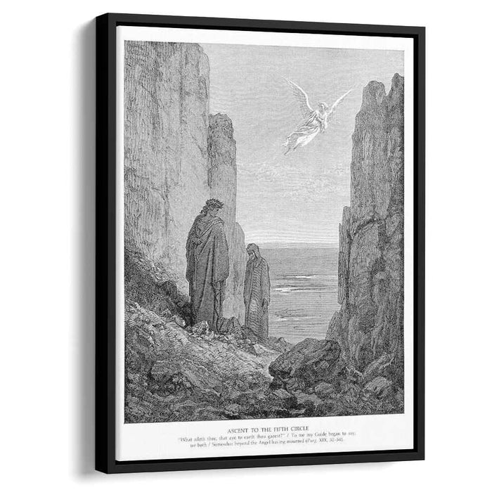 Ascent to the Fifth Circle by Gustave Dore