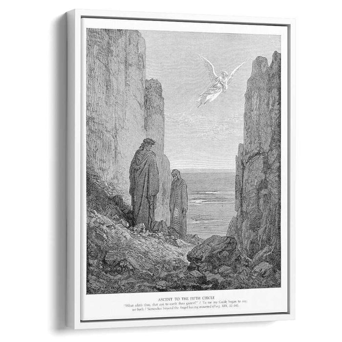 Ascent to the Fifth Circle by Gustave Dore