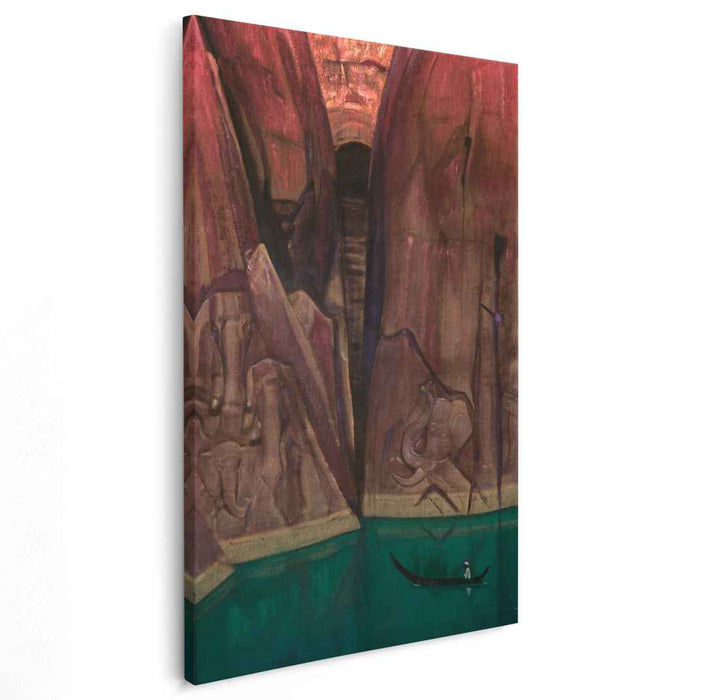 Ashram (1933) by Nicholas Roerich