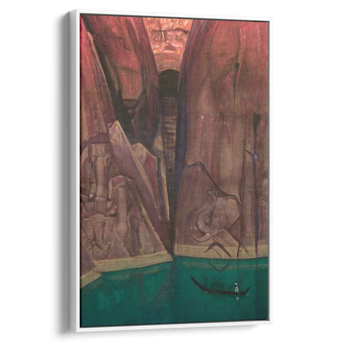 Ashram (1933) by Nicholas Roerich