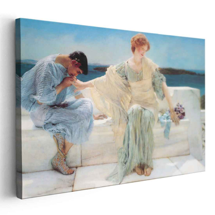 Ask me no more (1906) by Sir Lawrence Alma-Tadema
