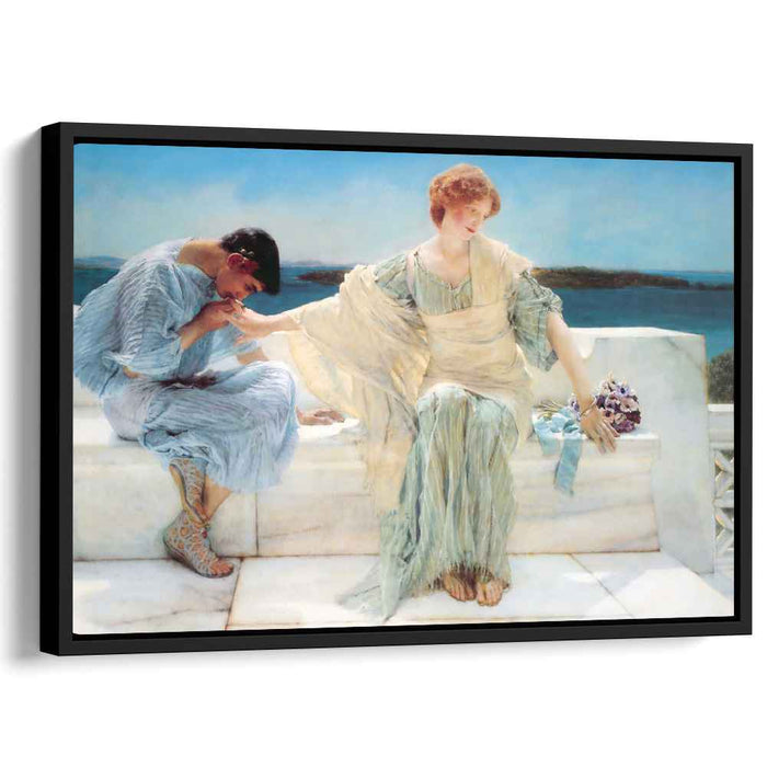 Ask me no more (1906) by Sir Lawrence Alma-Tadema